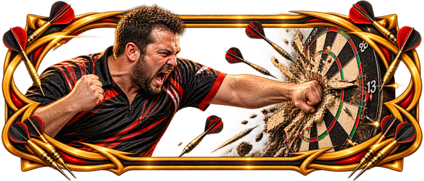 Colin Lloyd Punches the Dartboard